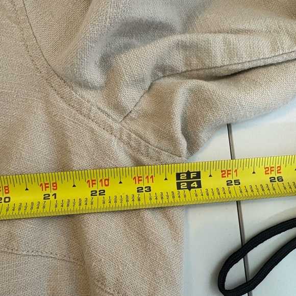 Sigrid Olsen Linen Chore Jacket Size 14 0350 - Picture 9 of 10